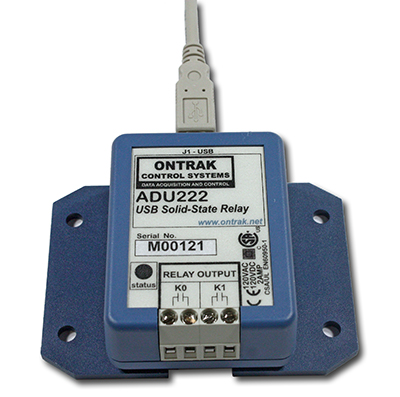 ADU222 USB to Dual Solid-State Relay Interface module