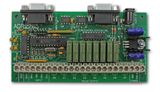  ADR2200 RS232 to 8-channel relay interface module (5-amp).