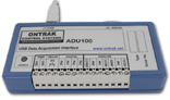 ADU100 USB to Analog/Digital/Relay I/O Module