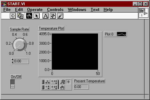 Labview Waveform Chart Time Scale