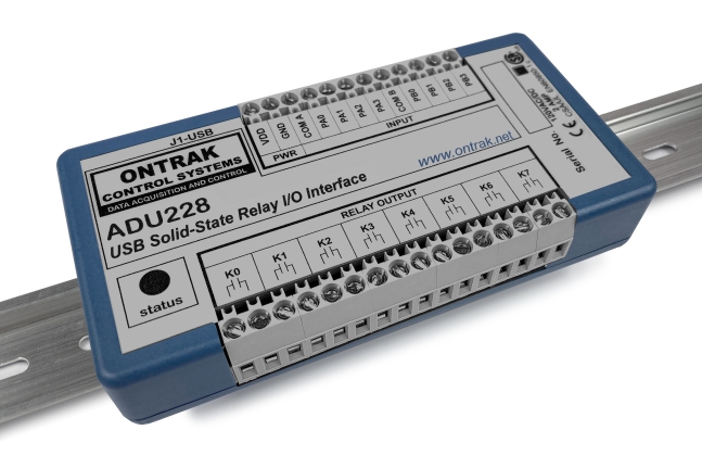 ADU228 USB Solid-State Relay I/O Interface