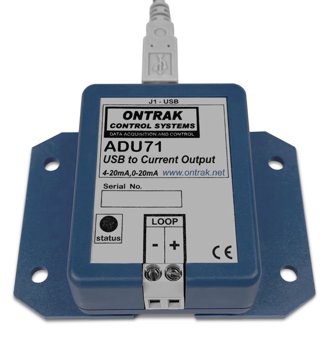 ADU71 USB to 0-20mA, 4-20mA Current Loop Output Interface