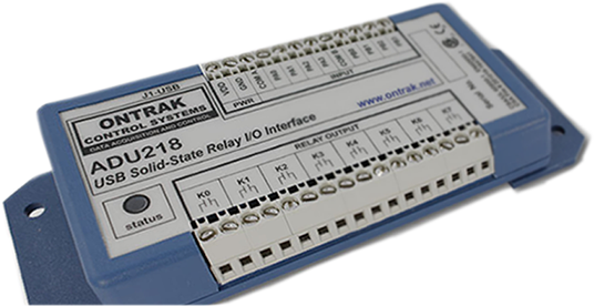 ADU218 USB Solid-State Relay I/O Interface Module 